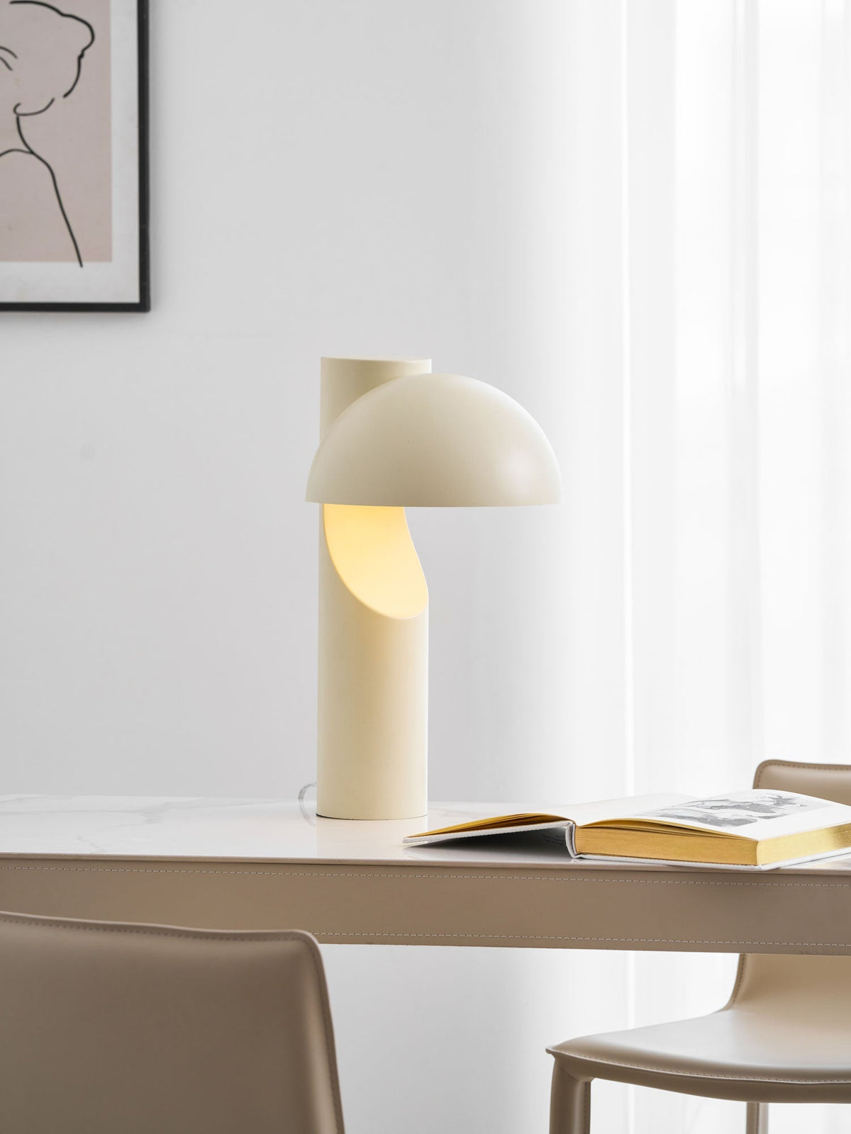 Belviora Minimalistische Tischleuchte