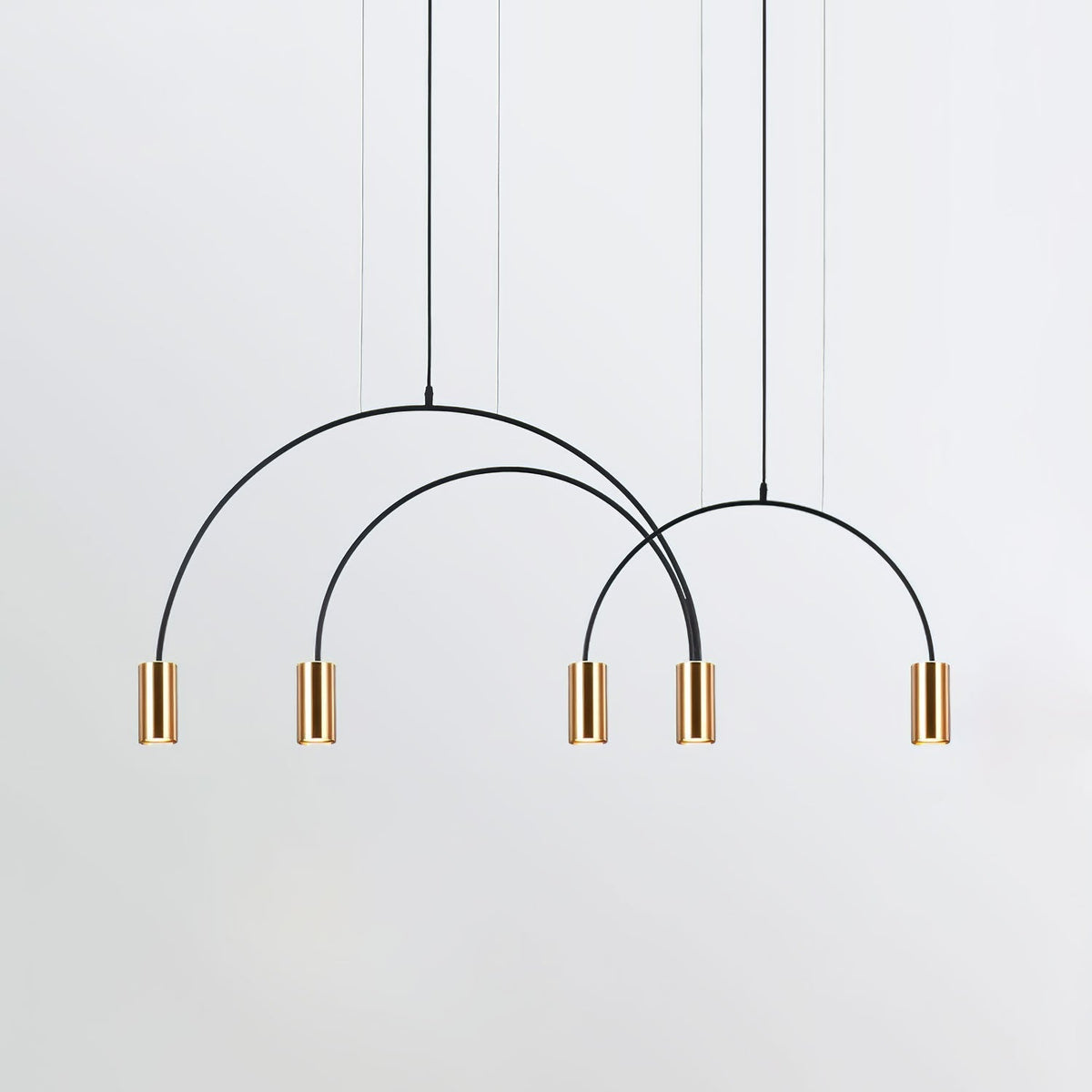 Noriel Pendelleuchte überlappende Zylinder Minimalistisch Esszimmer