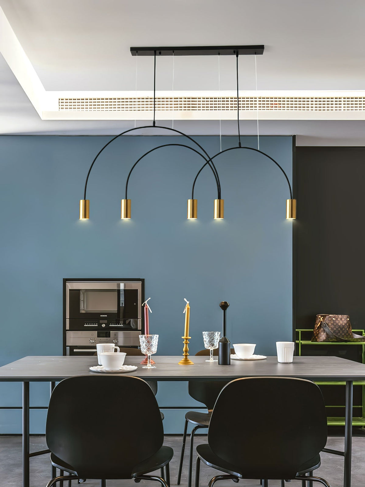 Noriel Pendelleuchte überlappende Zylinder Minimalistisch Esszimmer
