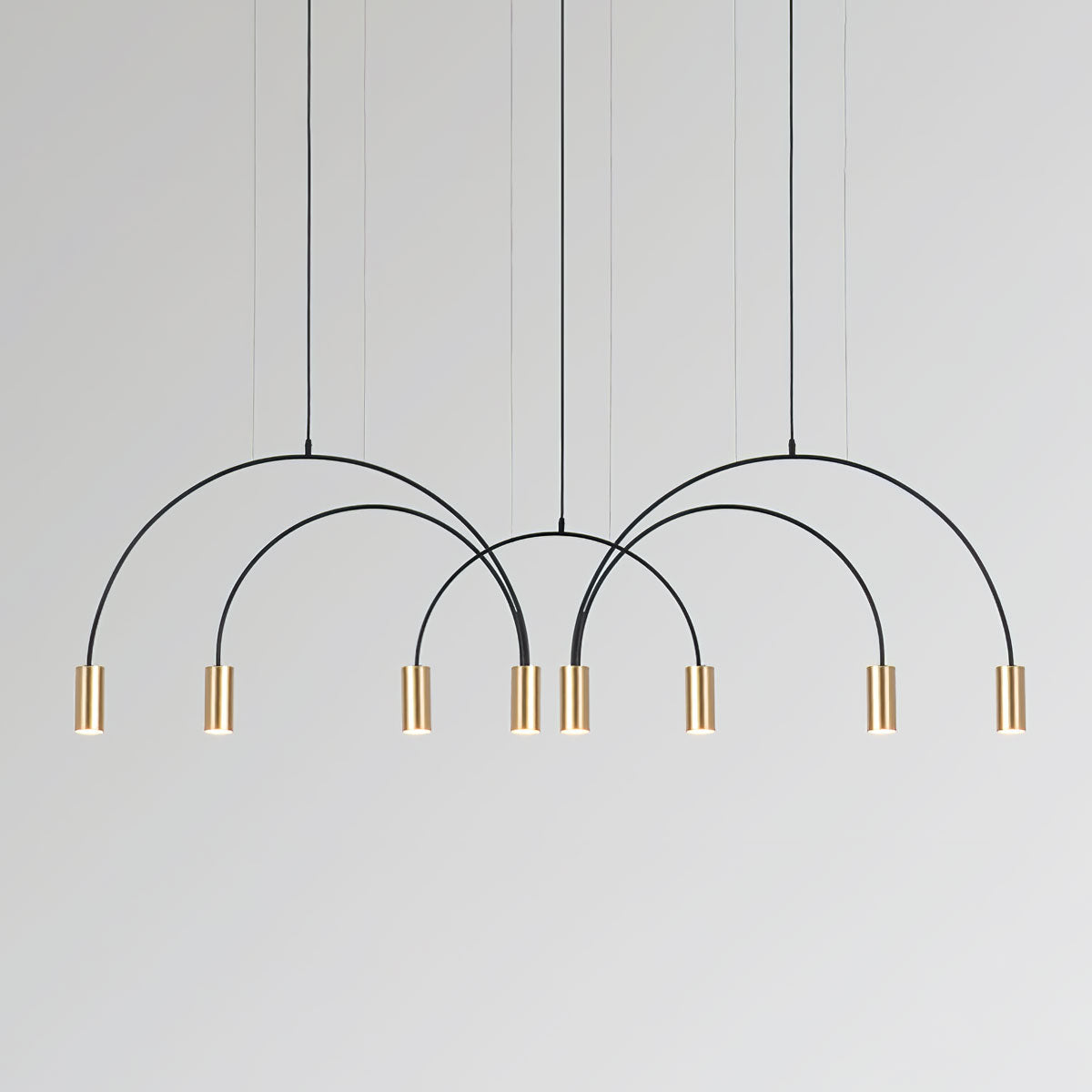 Noriel Pendelleuchte überlappende Zylinder Minimalistisch Esszimmer