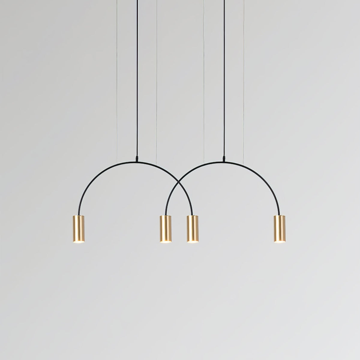 Noriel Pendelleuchte überlappende Zylinder Minimalistisch Esszimmer
