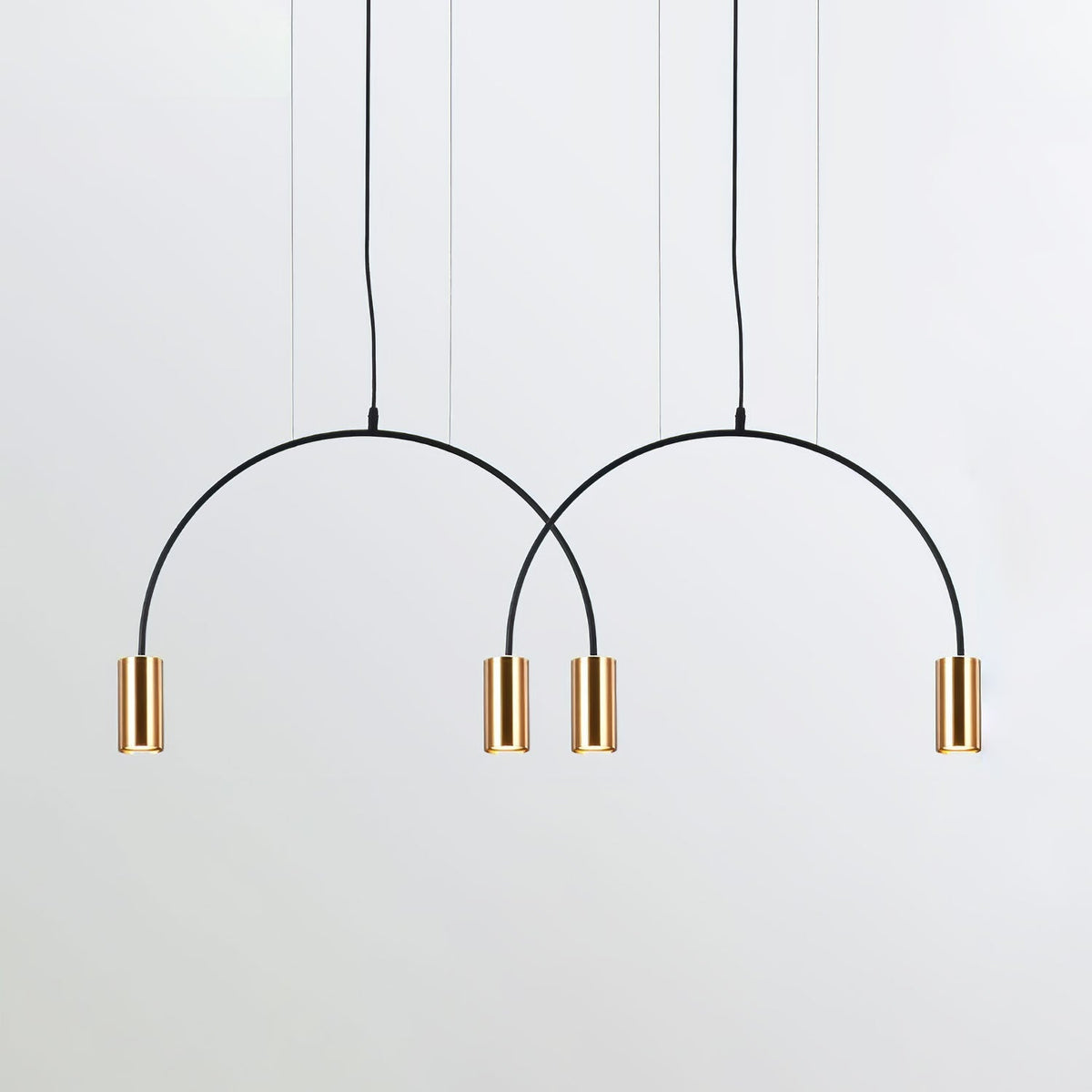 Noriel Pendelleuchte überlappende Zylinder Minimalistisch Esszimmer