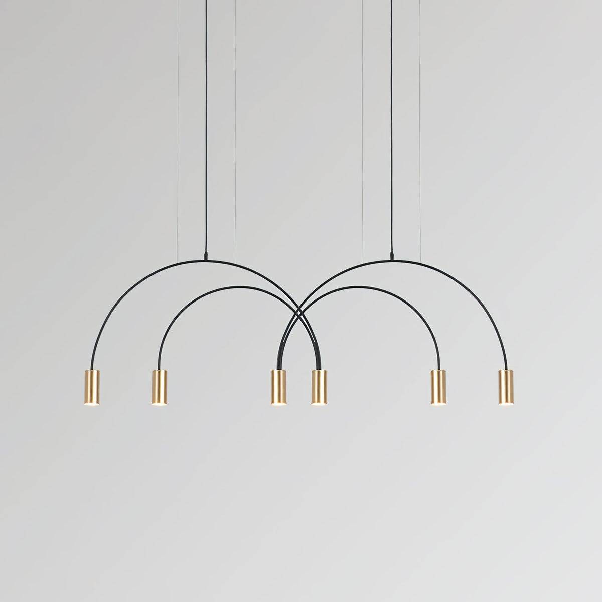 Noriel Pendelleuchte überlappende Zylinder Minimalistisch Esszimmer