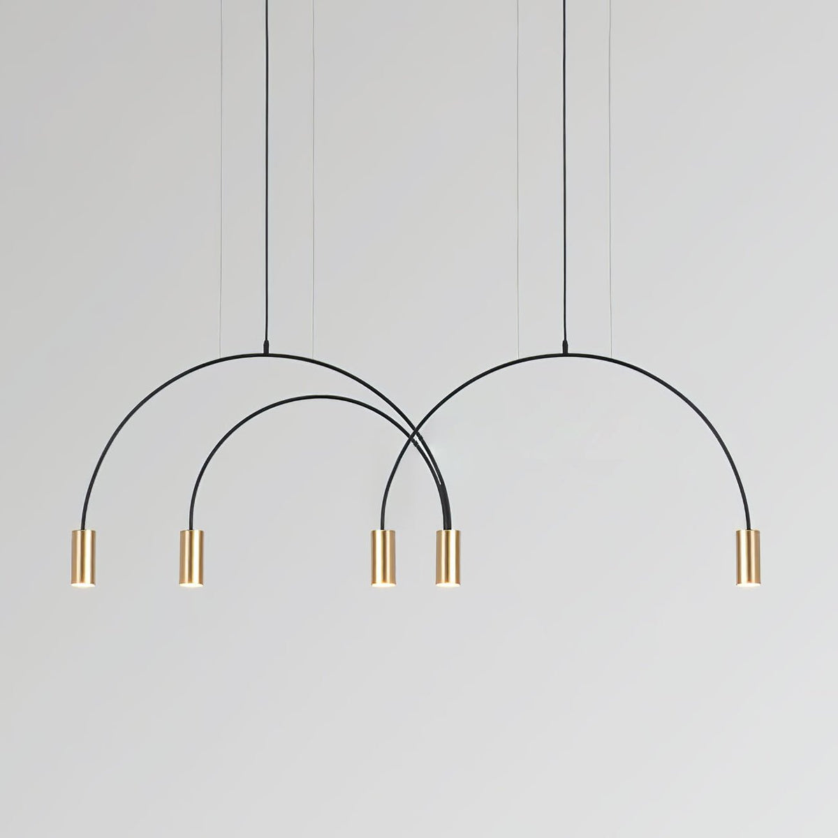 Noriel Pendelleuchte überlappende Zylinder Minimalistisch Esszimmer