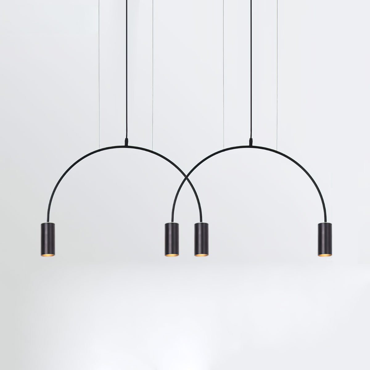 Noriel Pendelleuchte überlappende Zylinder Minimalistisch Esszimmer