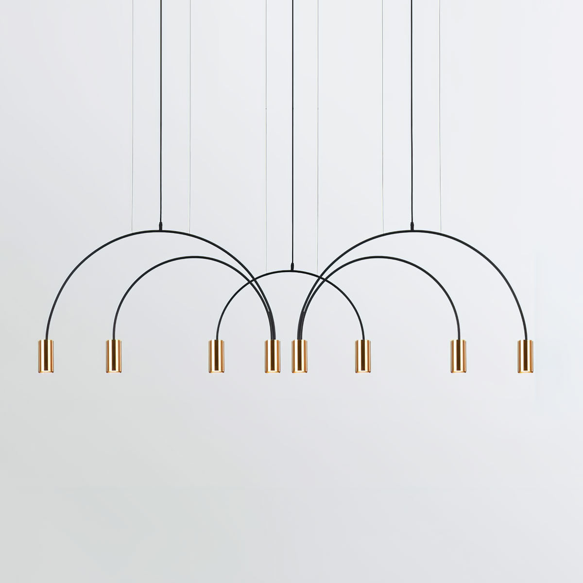 Noriel Pendelleuchte überlappende Zylinder Minimalistisch Esszimmer