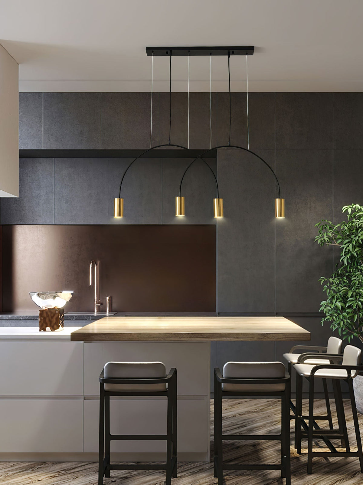 Noriel Pendelleuchte überlappende Zylinder Minimalistisch Esszimmer