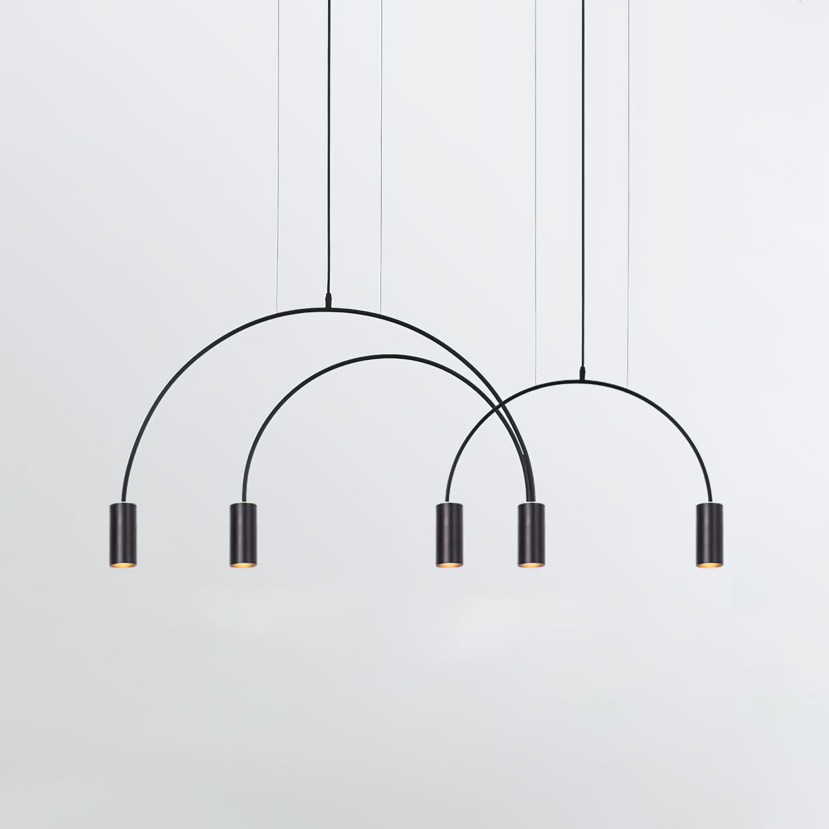 Noriel Pendelleuchte überlappende Zylinder Minimalistisch Esszimmer