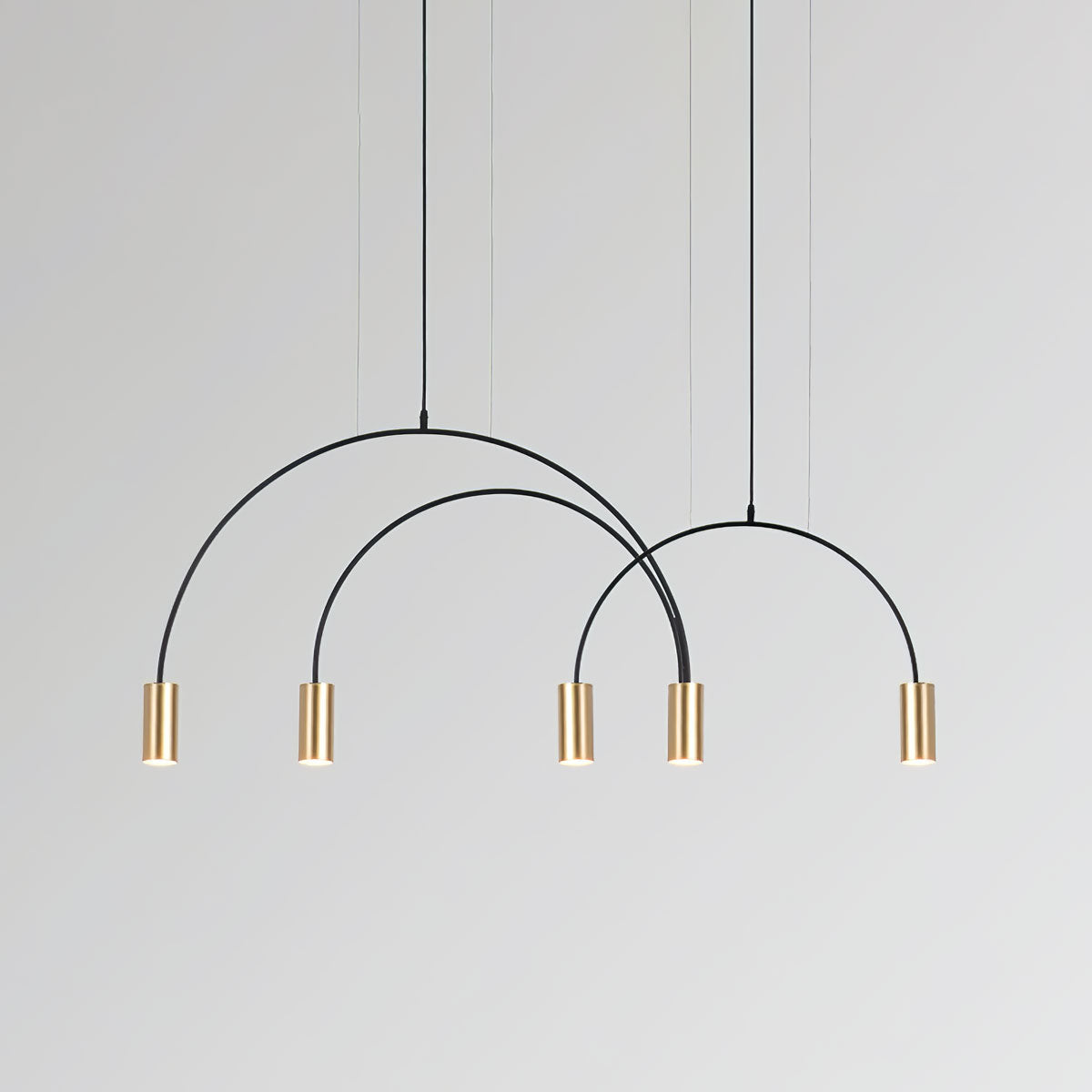 Noriel Pendelleuchte überlappende Zylinder Minimalistisch Esszimmer