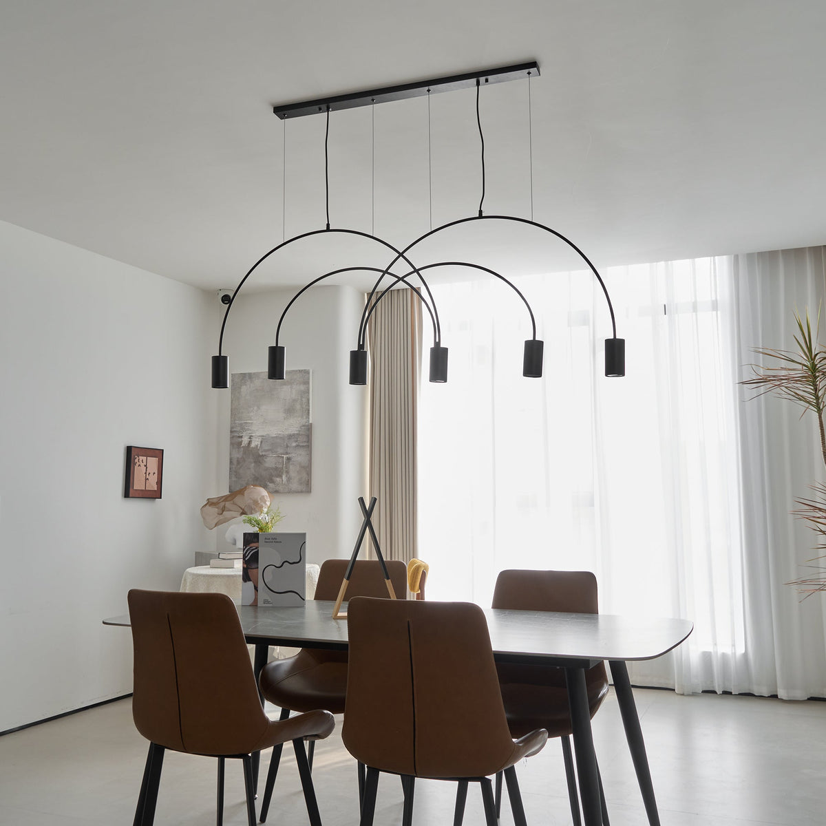 Noriel Pendelleuchte überlappende Zylinder Minimalistisch Esszimmer