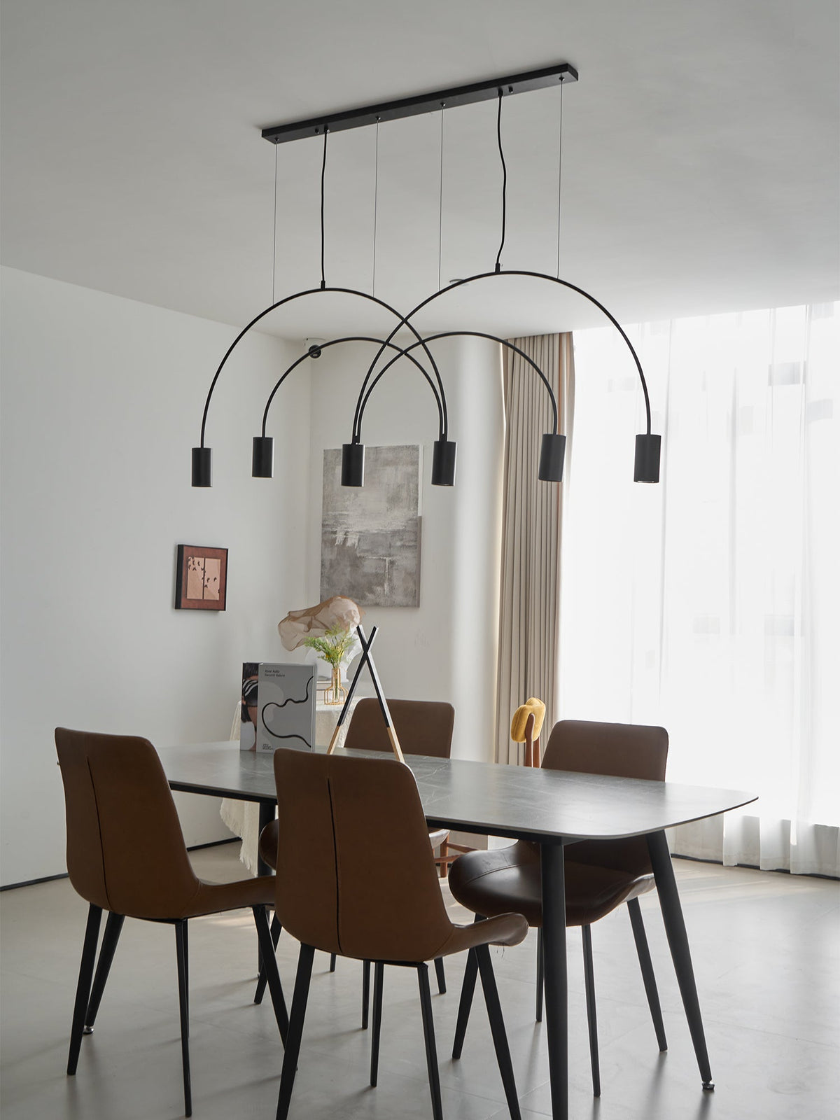 Noriel Pendelleuchte überlappende Zylinder Minimalistisch Esszimmer