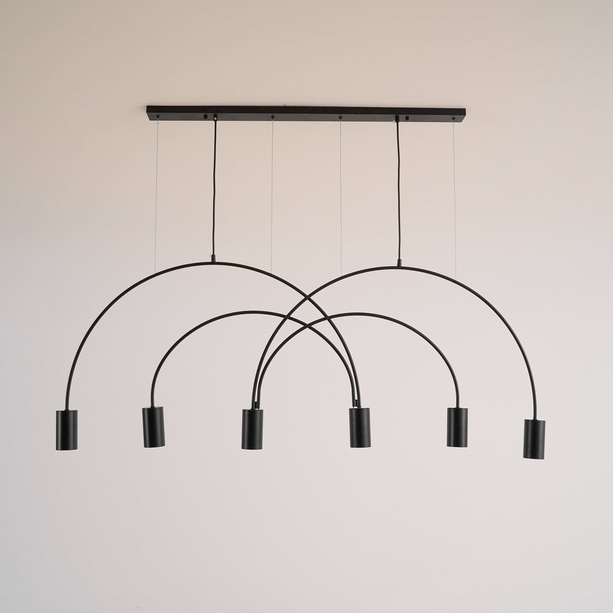 Noriel Pendelleuchte überlappende Zylinder Minimalistisch Esszimmer