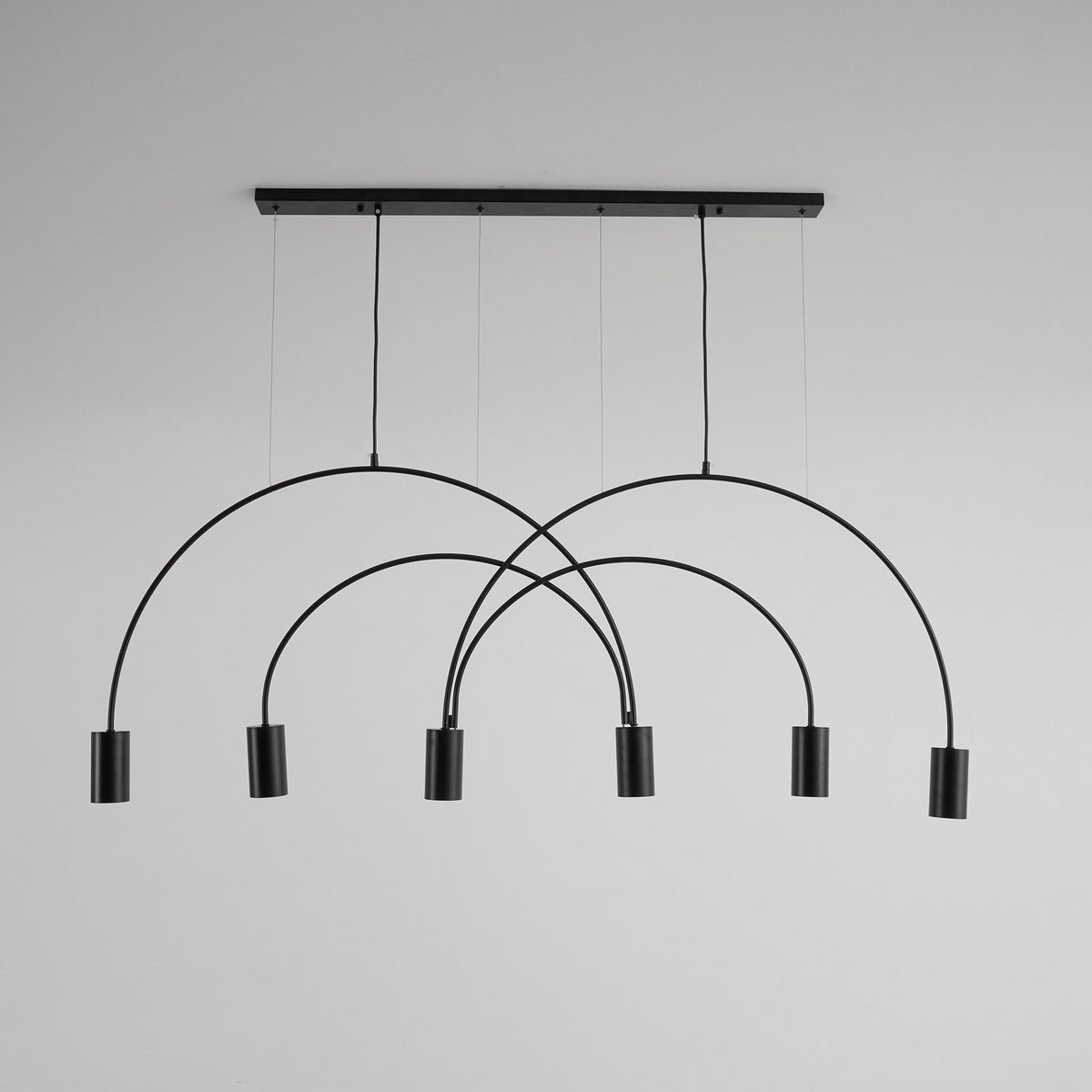 Noriel Pendelleuchte überlappende Zylinder Minimalistisch Esszimmer