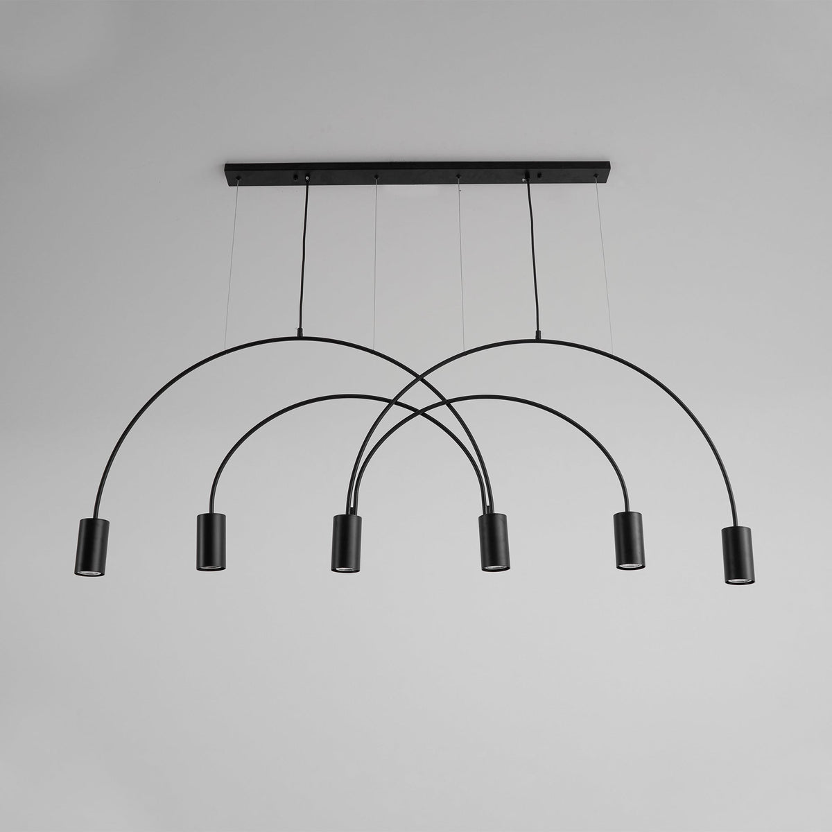 Noriel Pendelleuchte überlappende Zylinder Minimalistisch Esszimmer