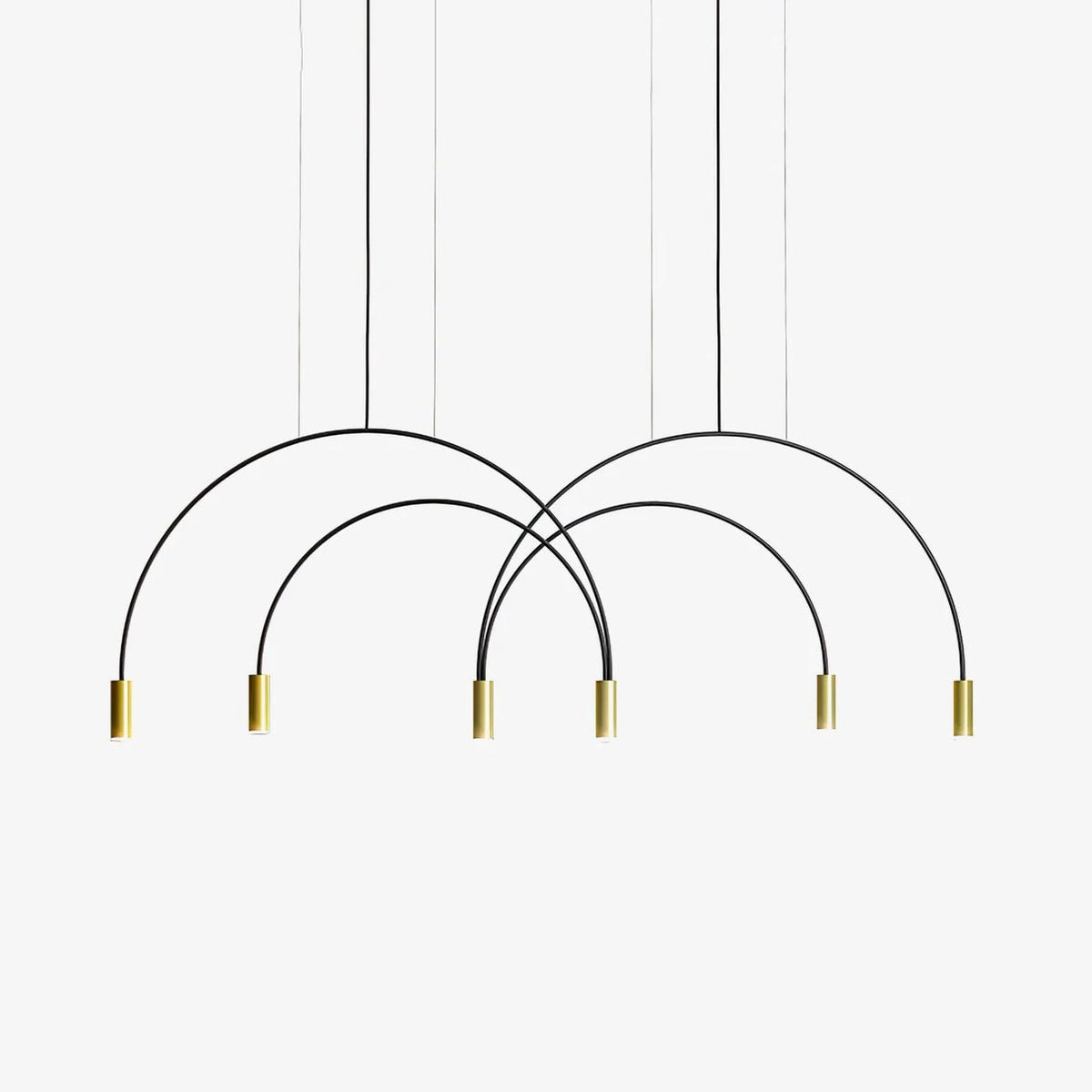 Noriel Pendelleuchte überlappende Zylinder Minimalistisch Esszimmer
