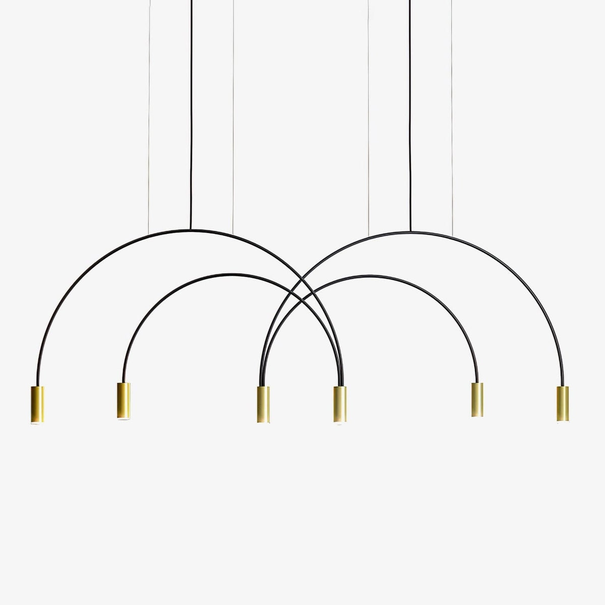 Noriel Pendelleuchte überlappende Zylinder Minimalistisch Esszimmer