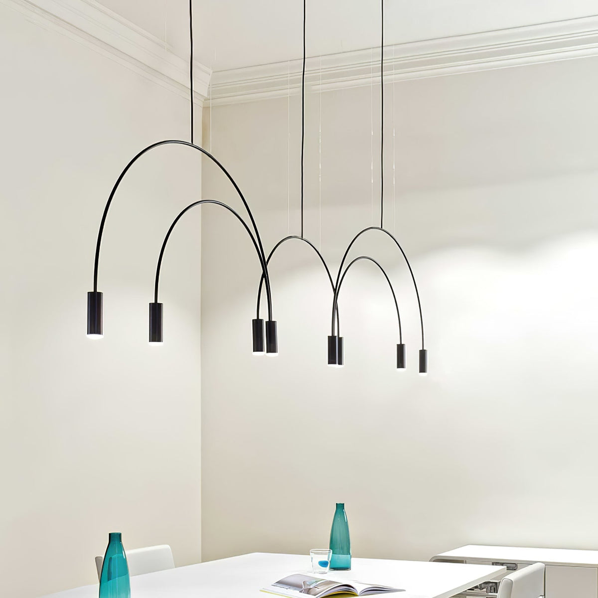 Noriel Pendelleuchte überlappende Zylinder Minimalistisch Esszimmer