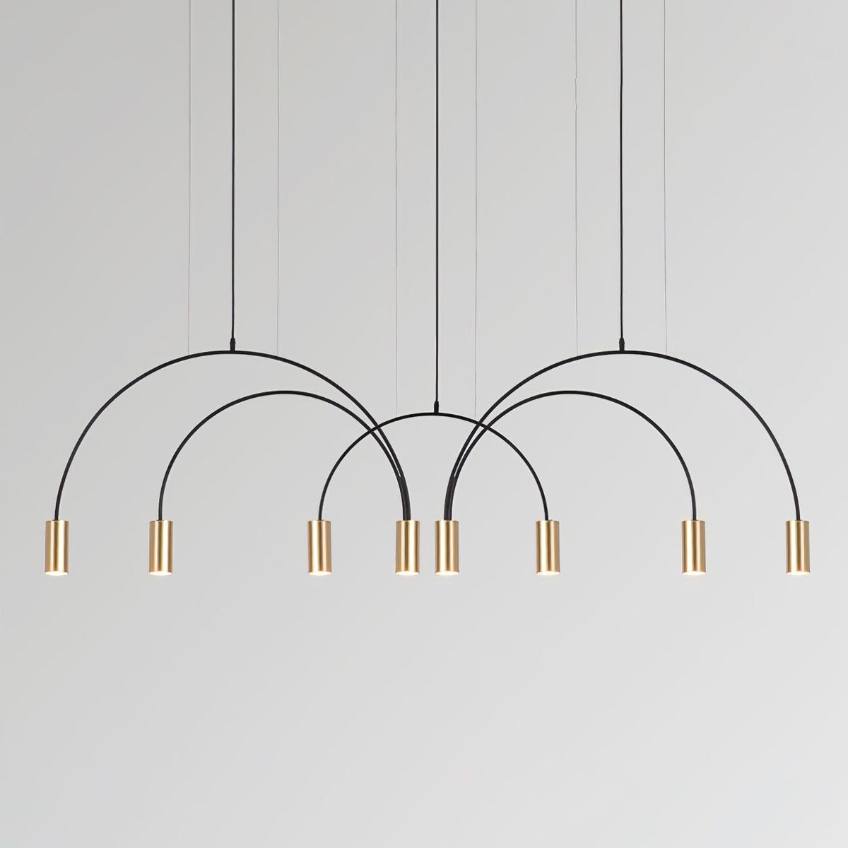 Noriel Pendelleuchte überlappende Zylinder Minimalistisch Esszimmer