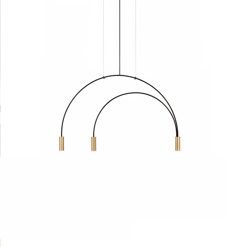 Noriel Pendelleuchte überlappende Zylinder Minimalistisch Esszimmer
