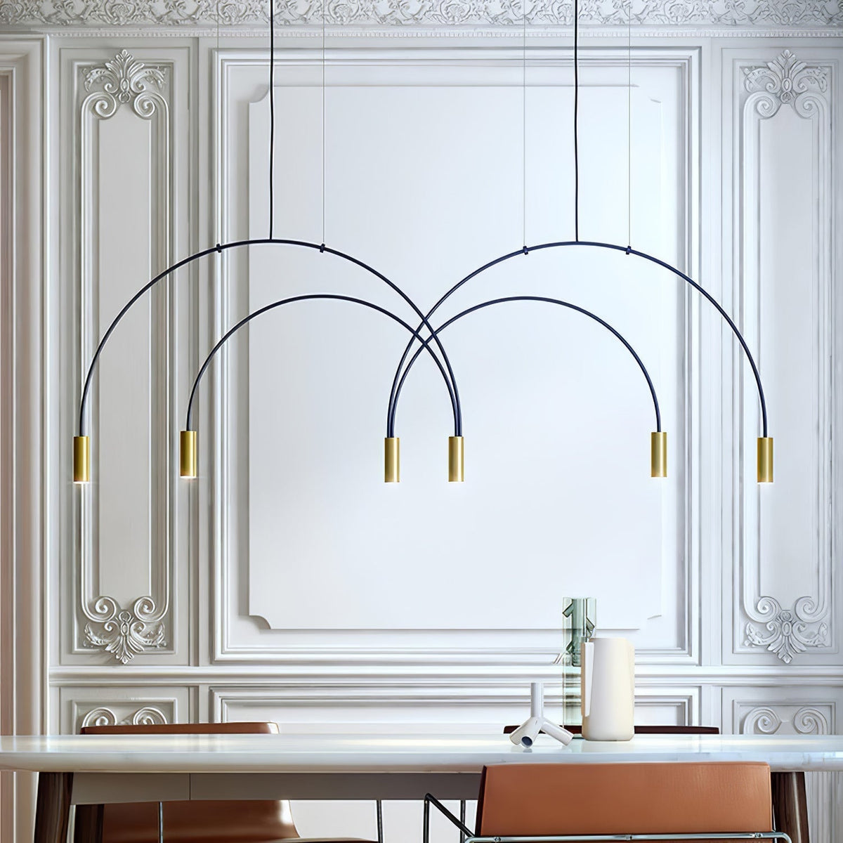 Noriel Pendelleuchte überlappende Zylinder Minimalistisch Esszimmer