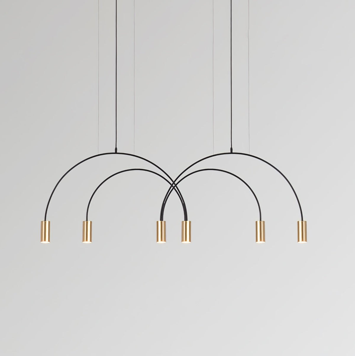 Noriel Pendelleuchte überlappende Zylinder Minimalistisch Esszimmer