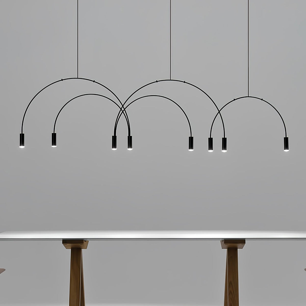 Noriel Pendelleuchte überlappende Zylinder Minimalistisch Esszimmer
