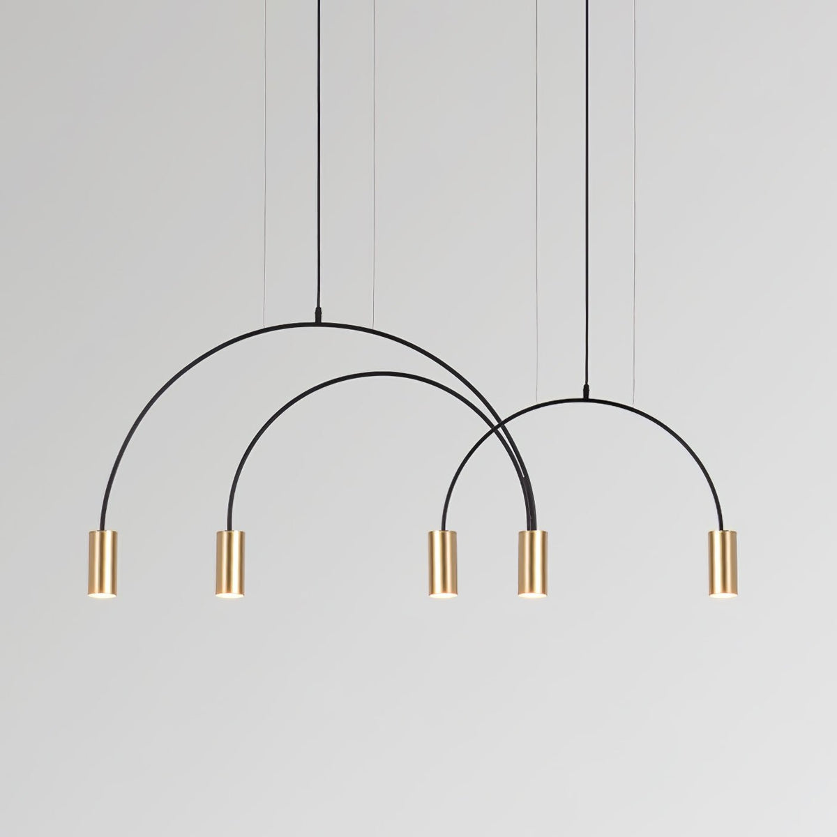 Noriel Pendelleuchte überlappende Zylinder Minimalistisch Esszimmer