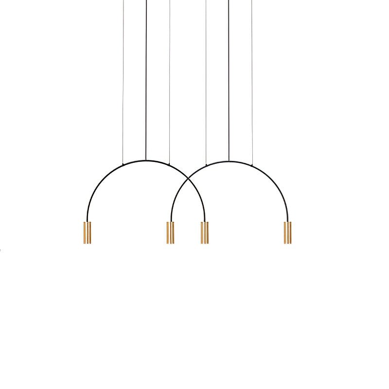 Noriel Pendelleuchte überlappende Zylinder Minimalistisch Esszimmer