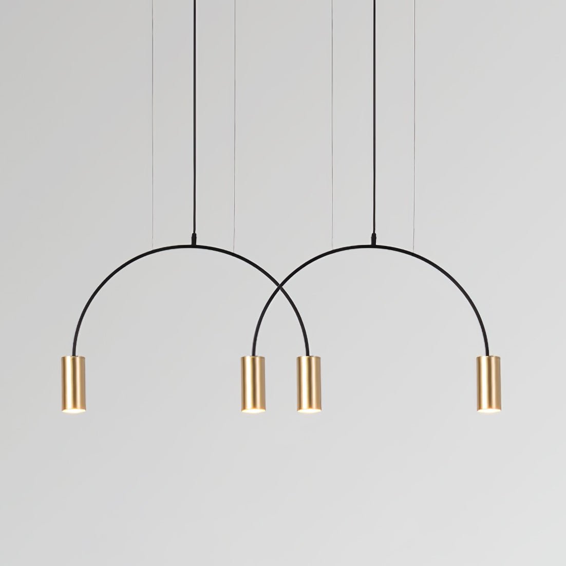 Noriel Pendelleuchte überlappende Zylinder Minimalistisch Esszimmer