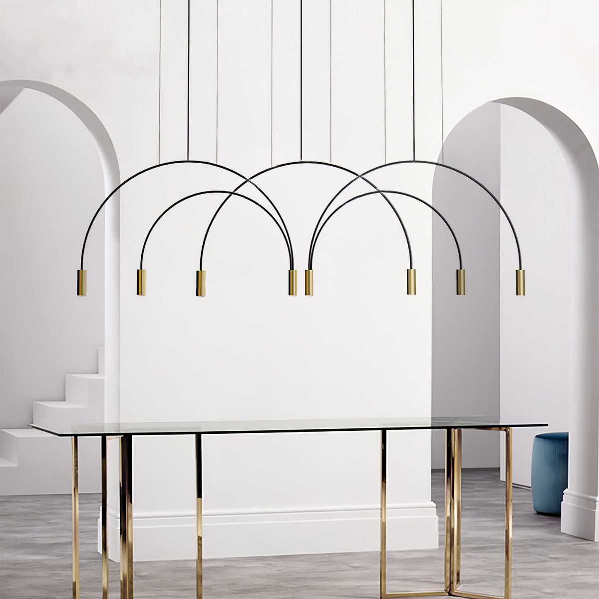 Noriel Pendelleuchte überlappende Zylinder Minimalistisch Esszimmer