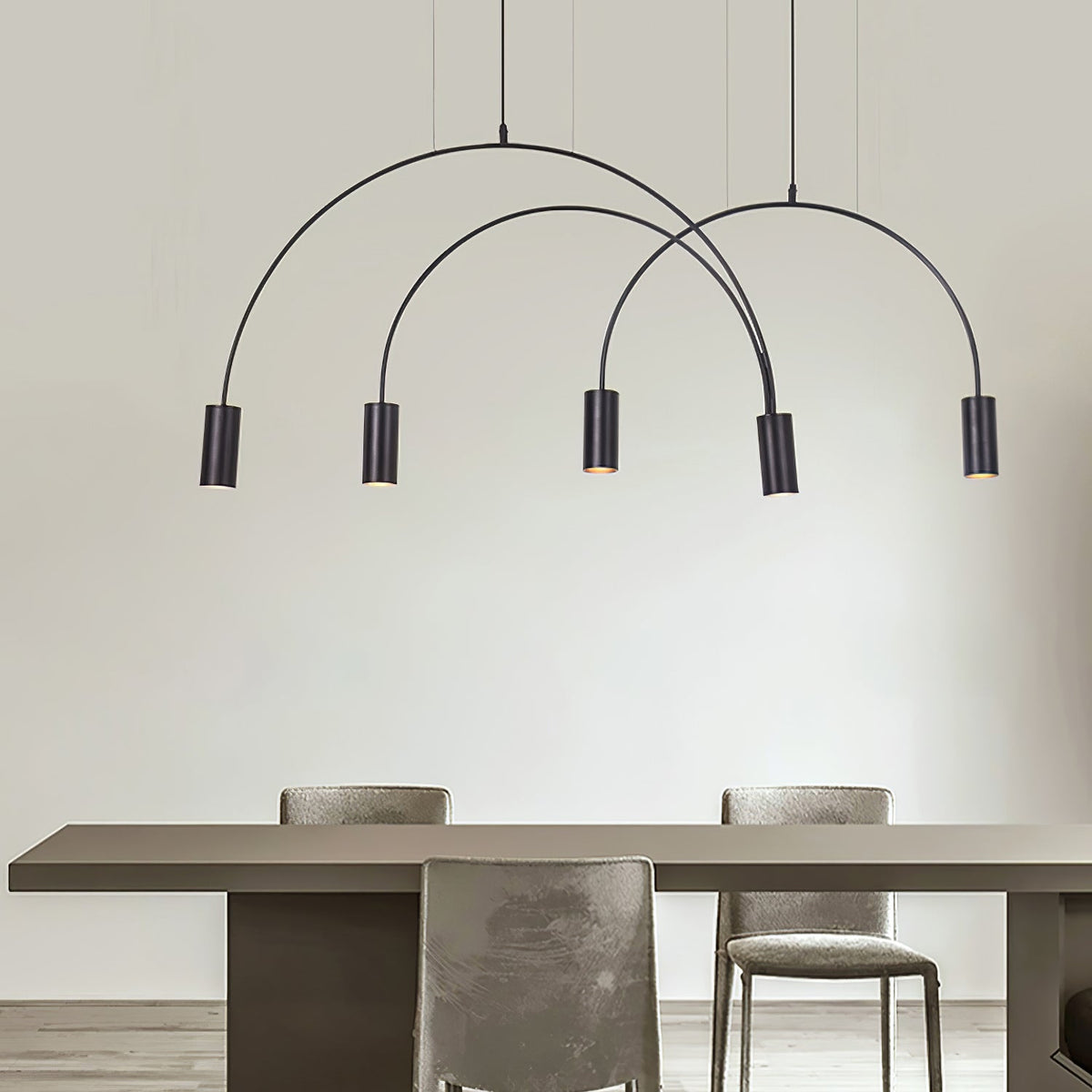 Noriel Pendelleuchte überlappende Zylinder Minimalistisch Esszimmer