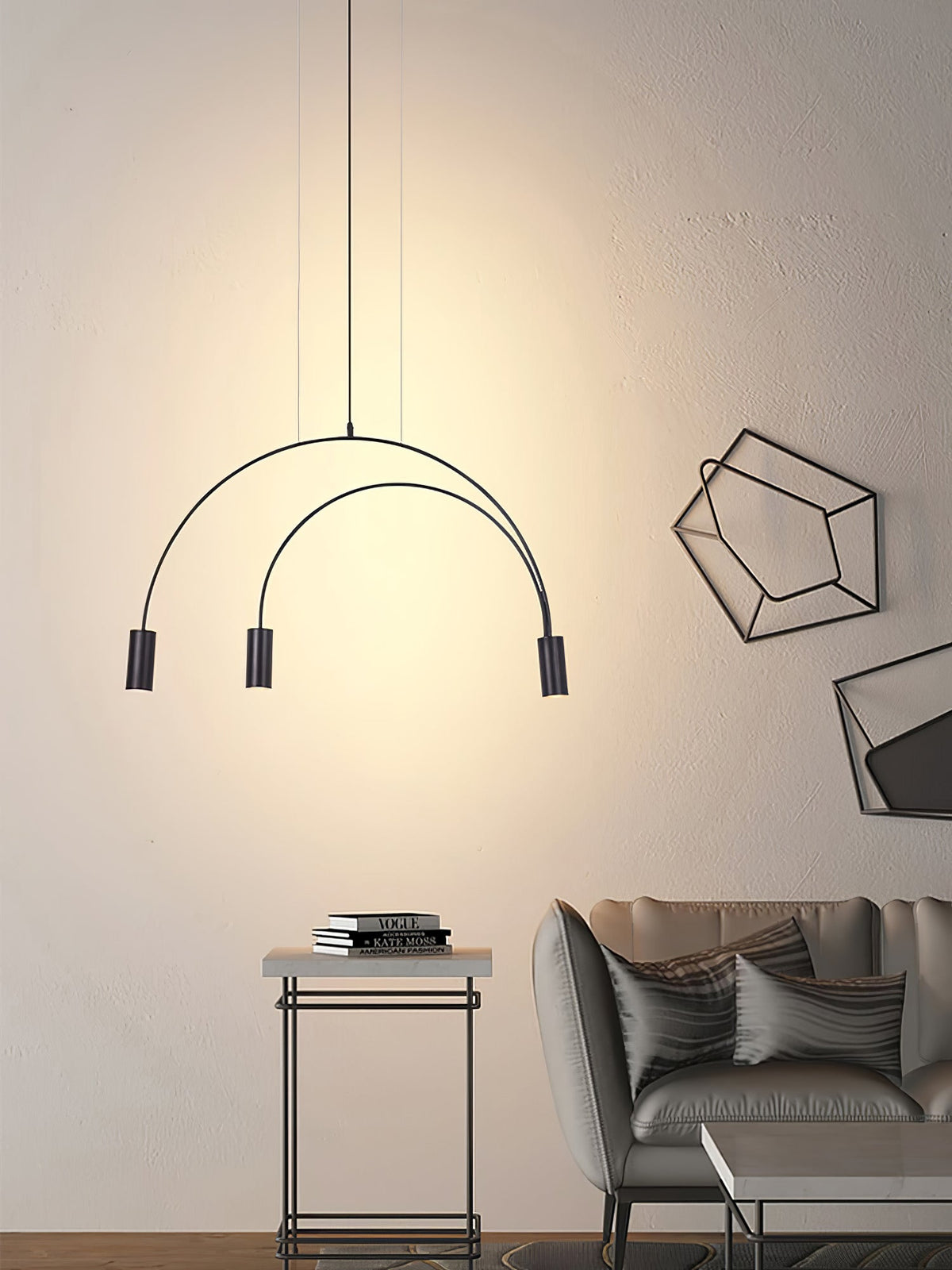Noriel Pendelleuchte überlappende Zylinder Minimalistisch Esszimmer