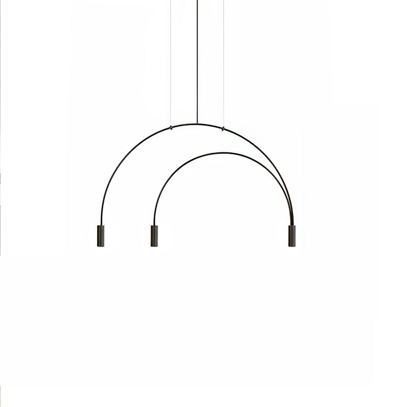 Noriel Pendelleuchte überlappende Zylinder Minimalistisch Esszimmer