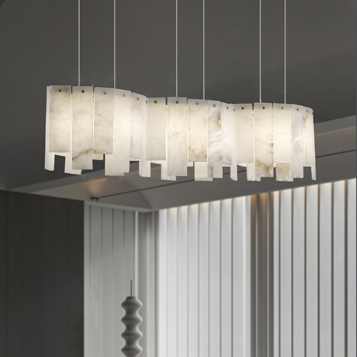 Cavelan Cluster Alabaster Pendelleuchte