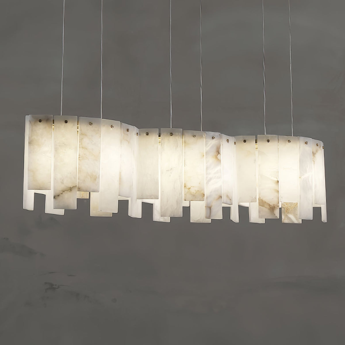 Cavelan Cluster Alabaster Pendelleuchte