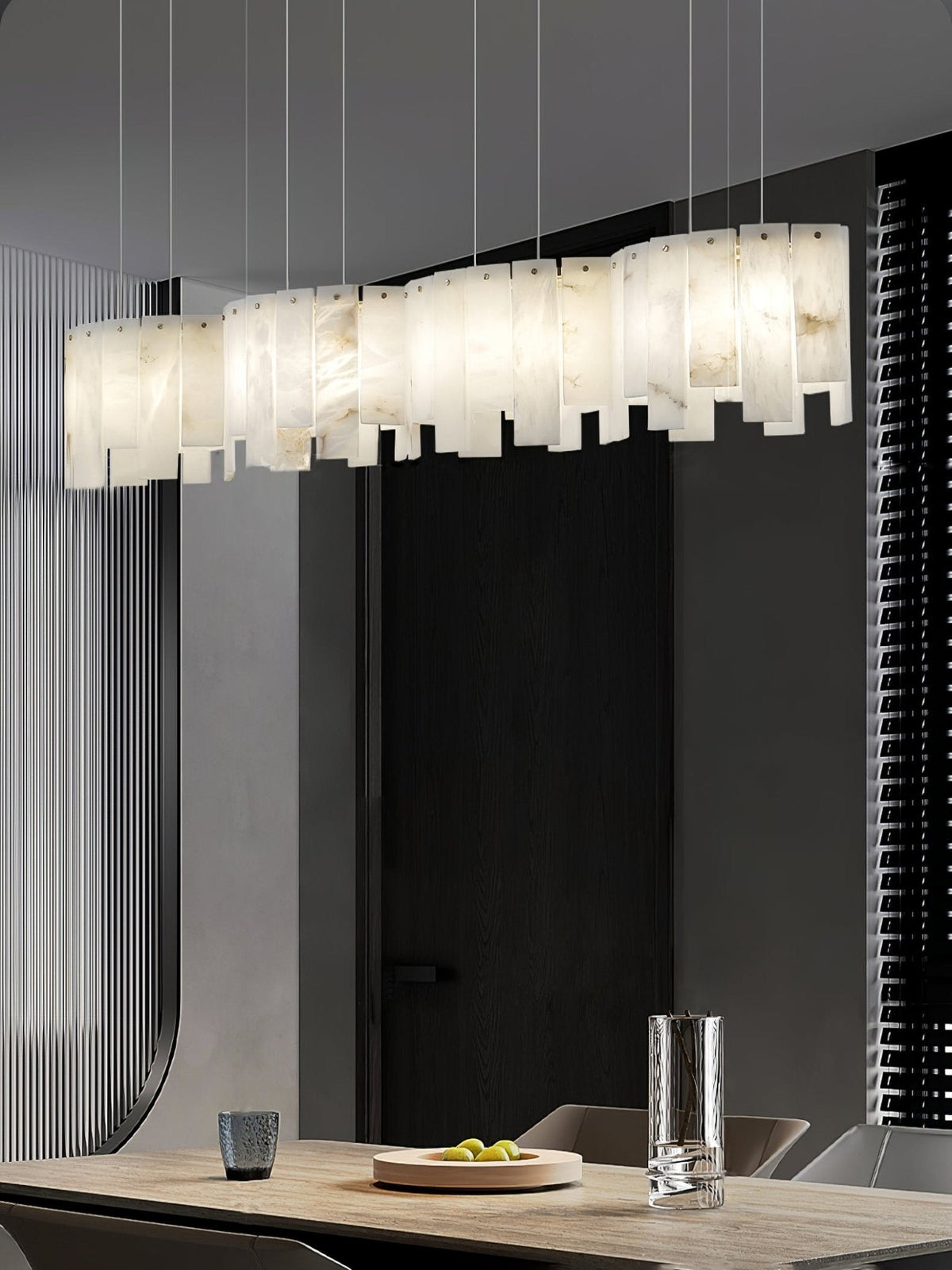 Cavelan Cluster Alabaster Pendelleuchte