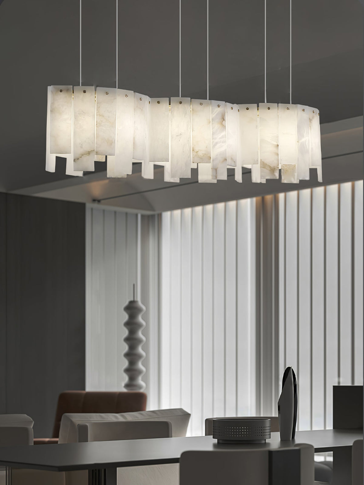 Cavelan Cluster Alabaster Pendelleuchte