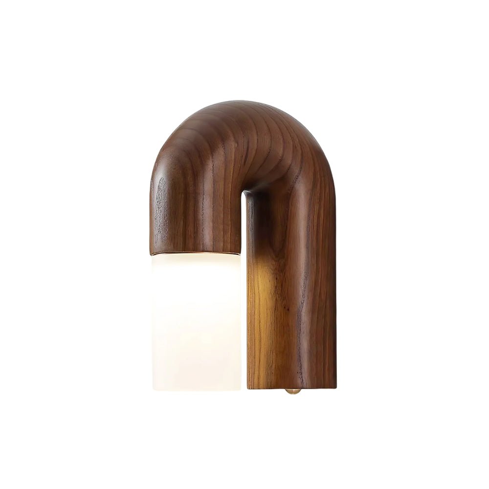 King zeitgenössische minimalistische Wandleuchte aus Holz