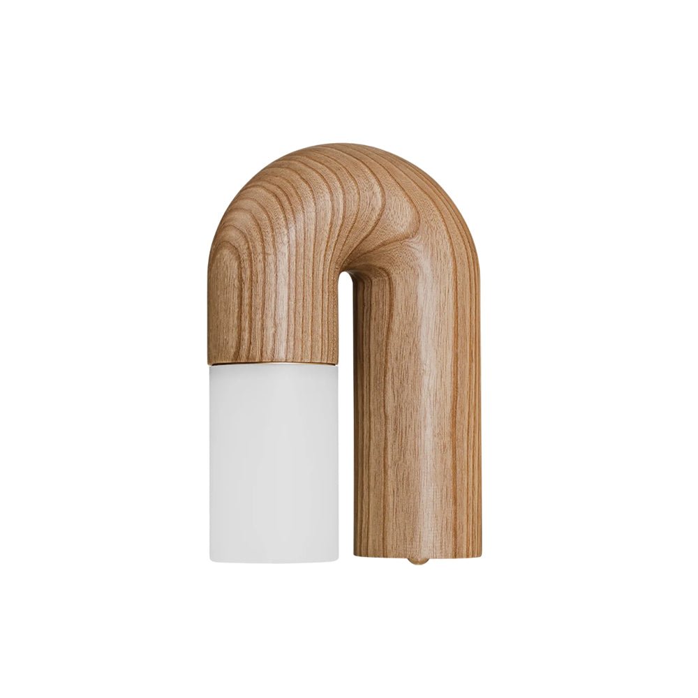 King zeitgenössische minimalistische Wandleuchte aus Holz