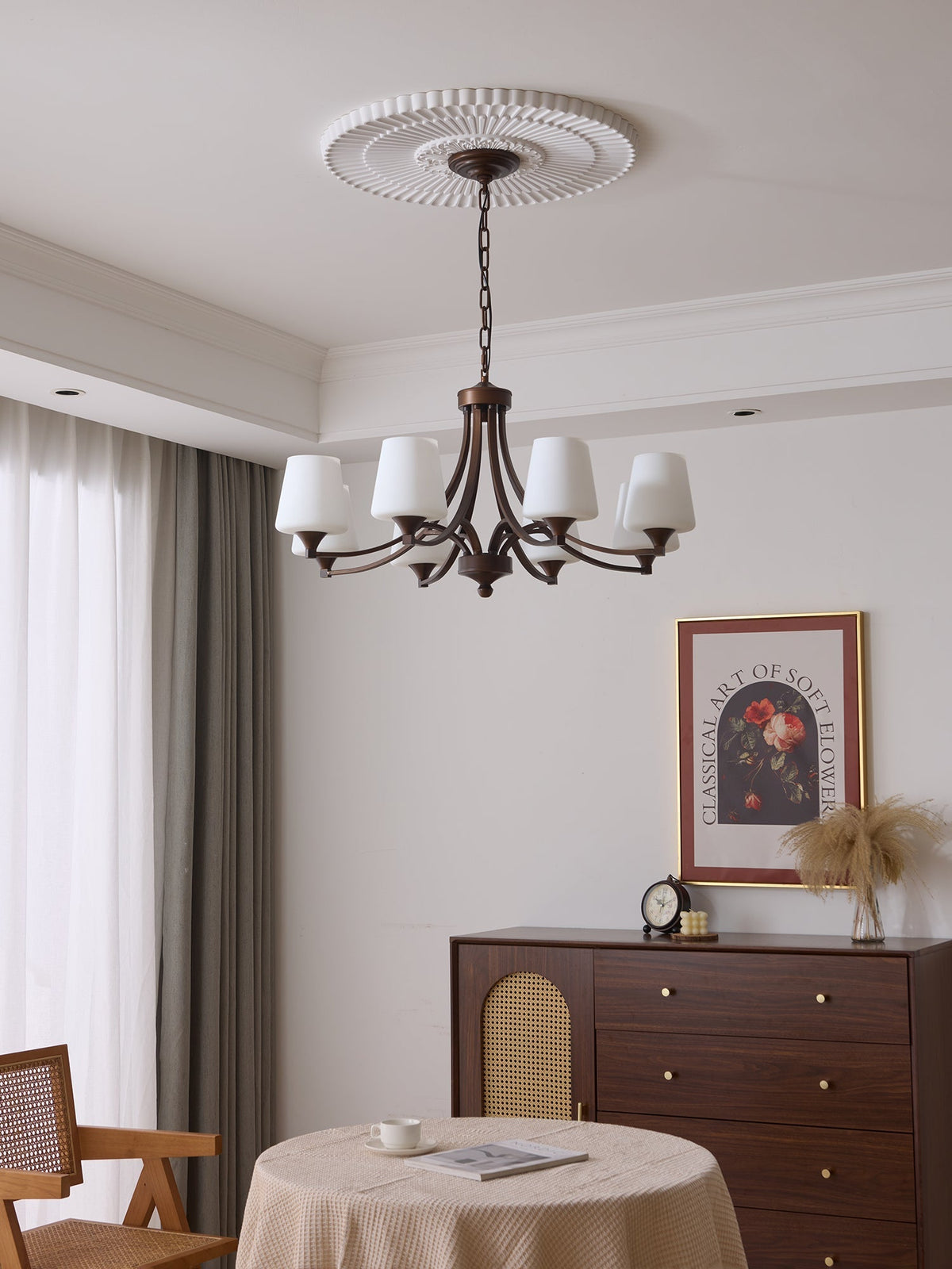 Ardena Elegance Vintage Classic Kronleuchter aus Glas