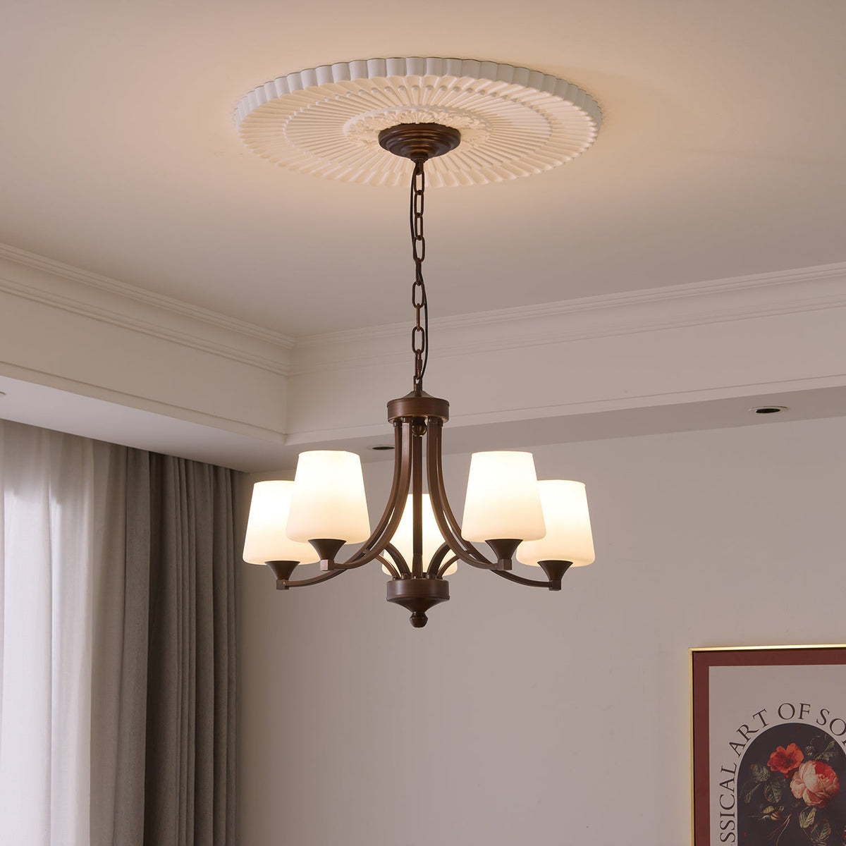 Ardena Elegance Vintage Classic Kronleuchter aus Glas