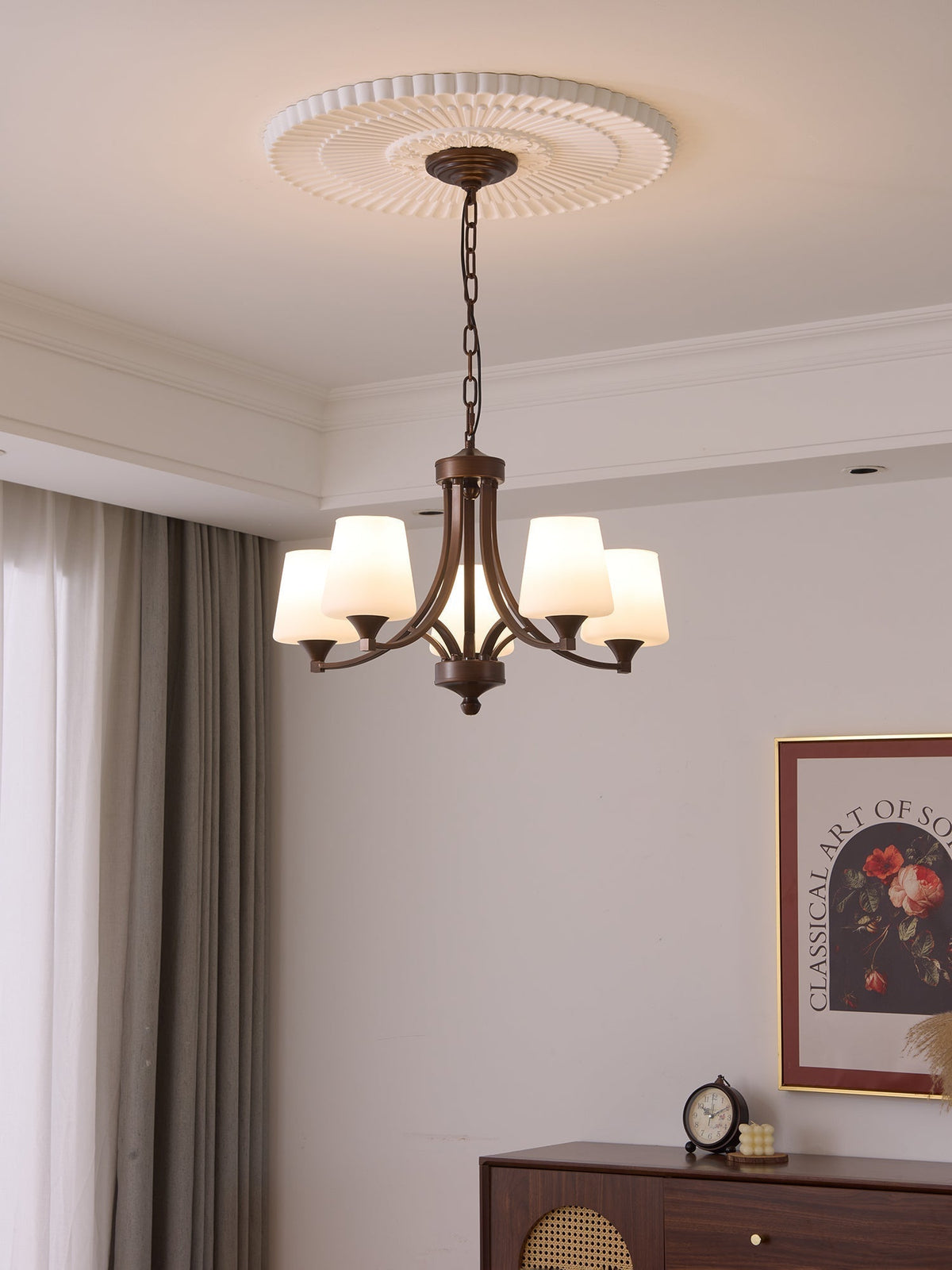 Ardena Elegance Vintage Classic Kronleuchter aus Glas