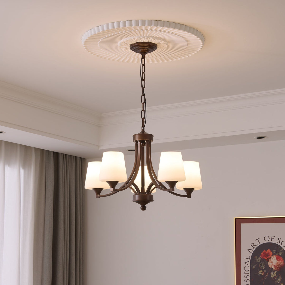 Ardena Elegance Vintage Classic Kronleuchter aus Glas