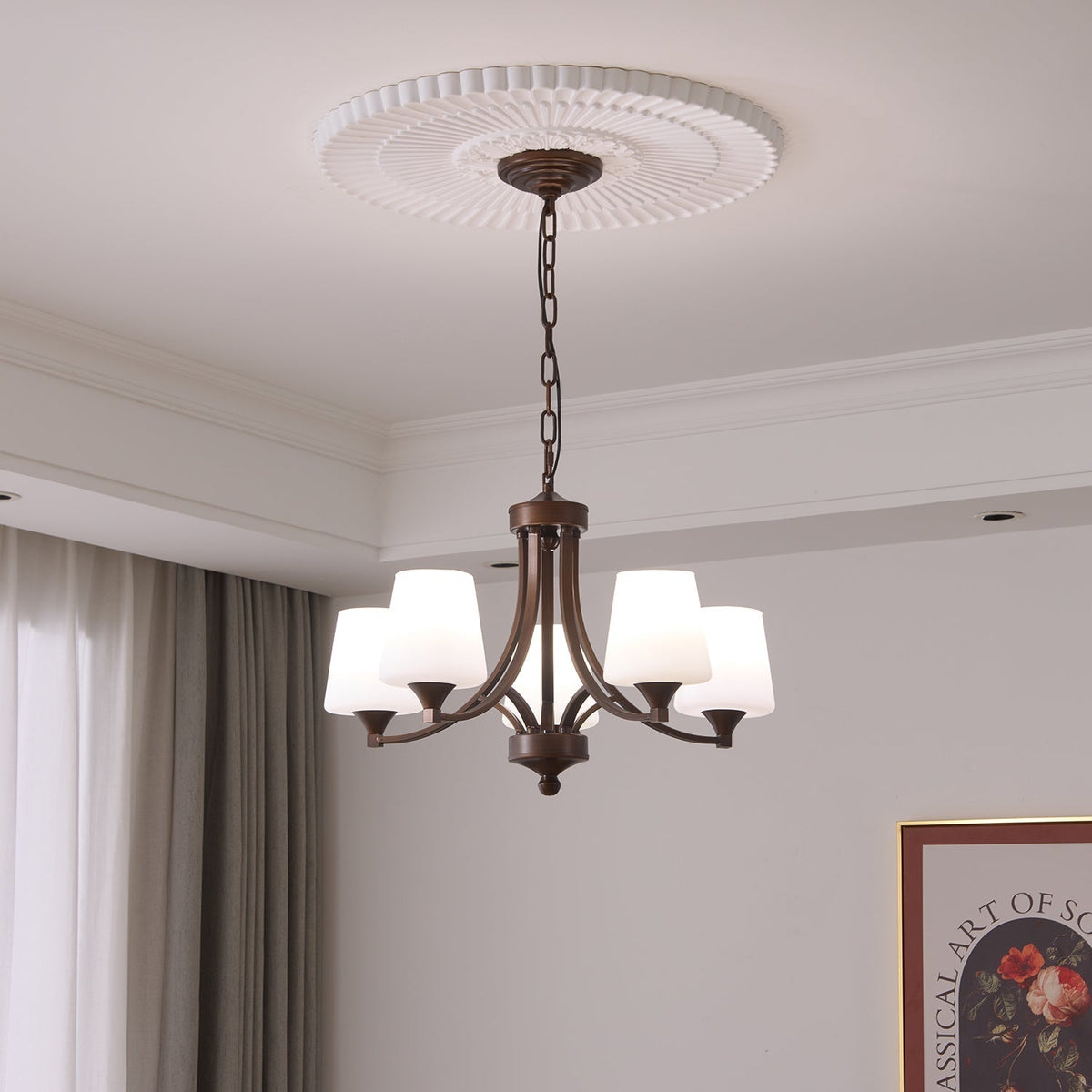 Ardena Elegance Vintage Classic Kronleuchter aus Glas