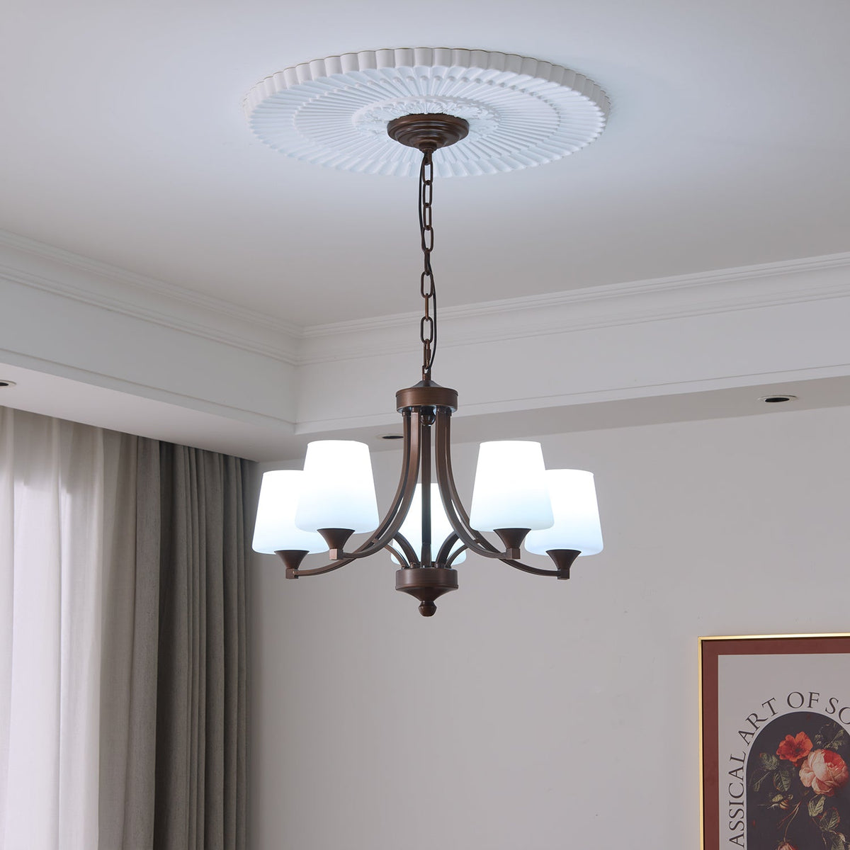 Ardena Elegance Vintage Classic Kronleuchter aus Glas
