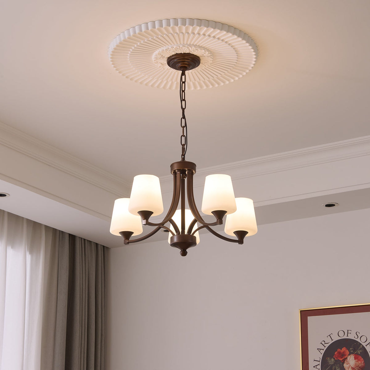 Ardena Elegance Vintage Classic Kronleuchter aus Glas