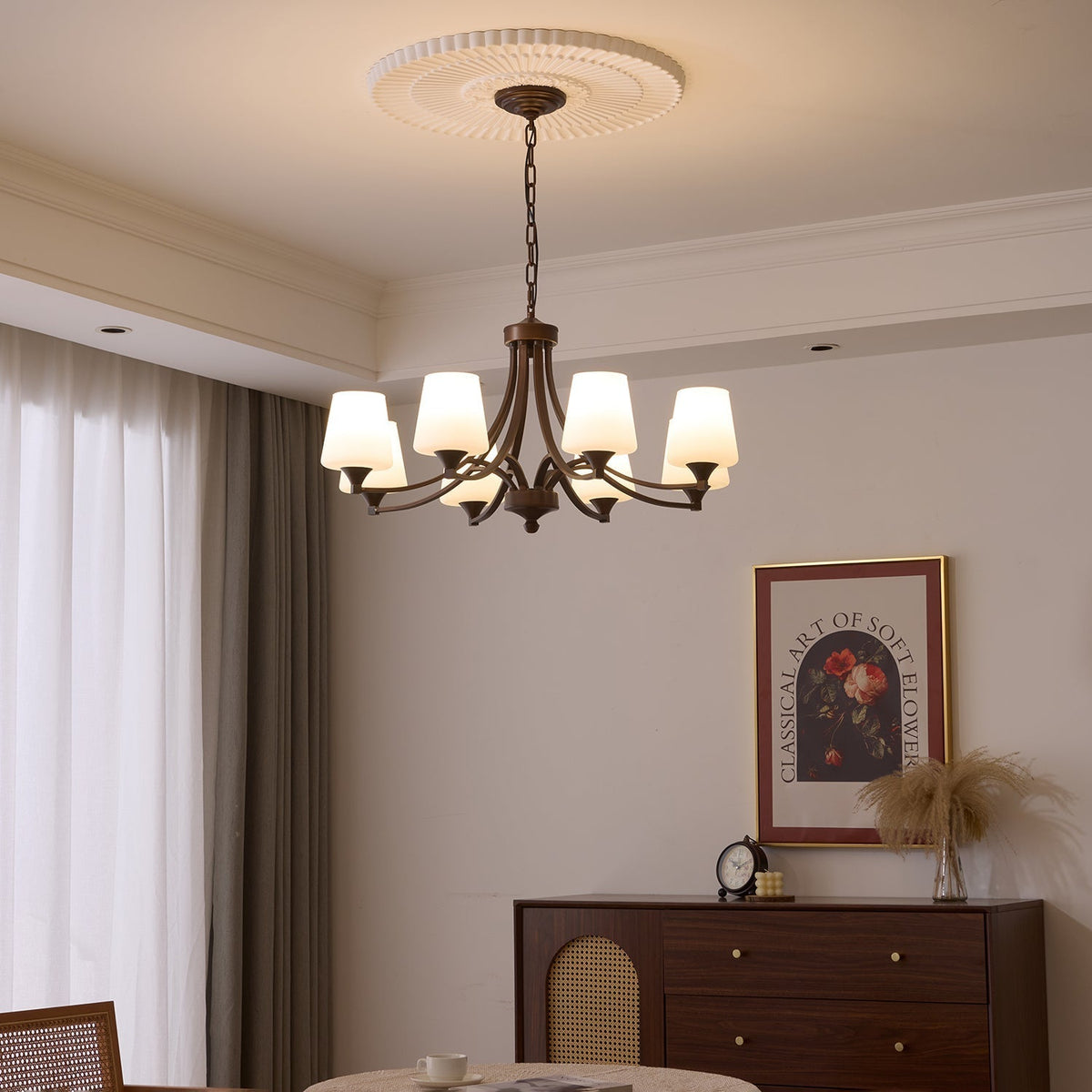 Ardena Elegance Vintage Classic Kronleuchter aus Glas