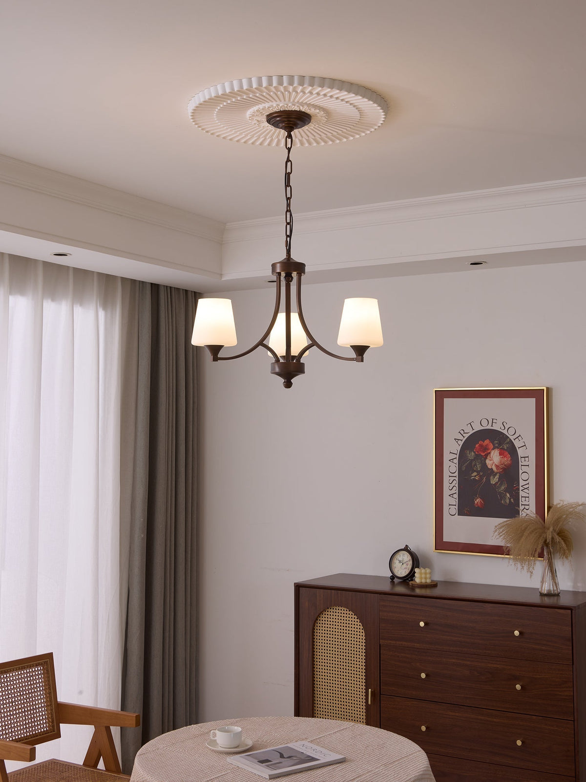 Ardena Elegance Vintage Classic Kronleuchter aus Glas