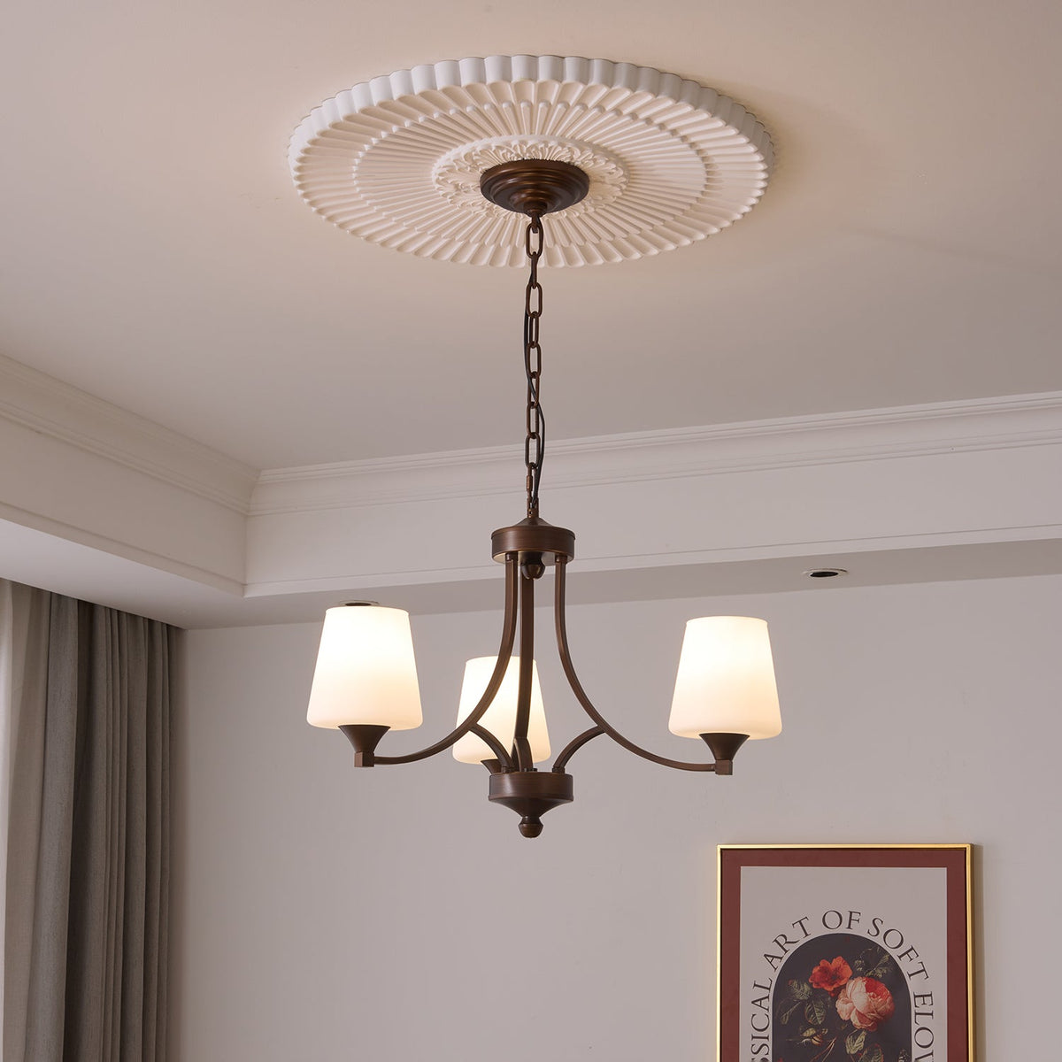 Ardena Elegance Vintage Classic Kronleuchter aus Glas