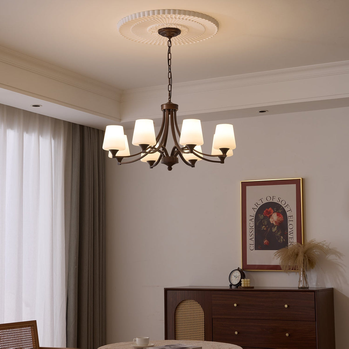 Ardena Elegance Vintage Classic Kronleuchter aus Glas